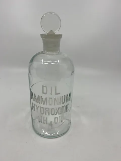 Dil Ammonium Hydroxide Nh4Oh Tcw Reagent Bottle Chemistry Pharmacy Apothecary