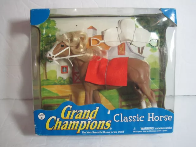 Rare Vintage Grand Champions CLASSIC HORSE - Sandy FACTORY SEALED EMPIRE TOYS