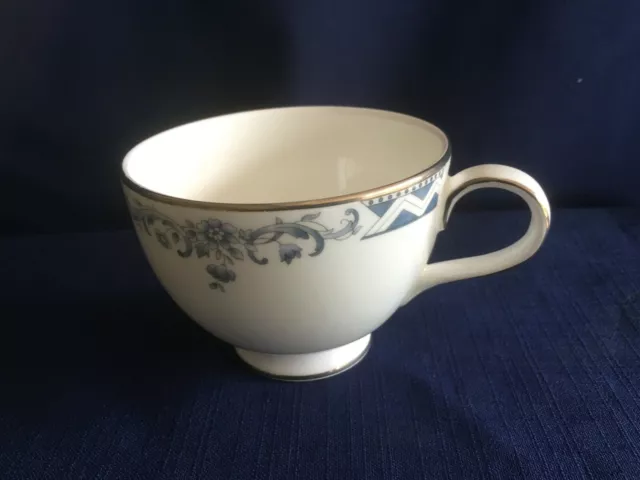 Royal Doulton Josephine Platinum teacup (second - very minor rim gilt wear ) E