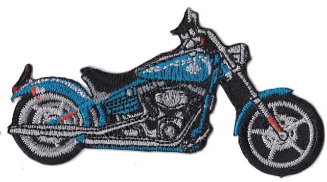 Patch Motard moto harley écusson blason patche thermocollant