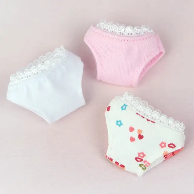 Doll Panties for 1/6 Scale BJD Dolls Blythe Clothes Cute Underwear Accessories