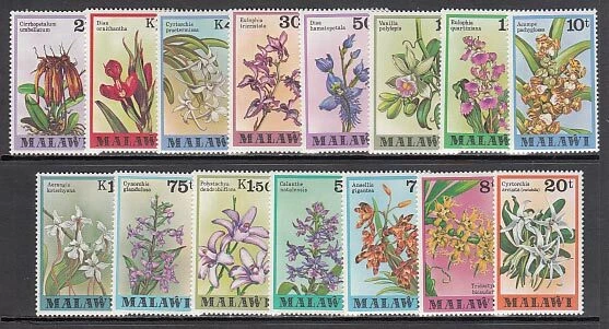 Malawi - Post Yvert 311/25 MNH Blumen