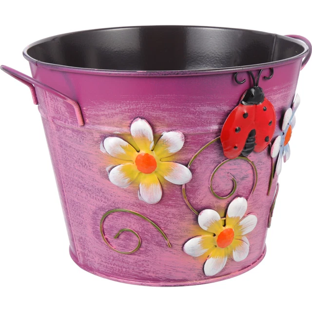 Vaso Per Piante Da Giardino In Fibra Di Argilla 30 X 30 X 30 Cm Giardino Allaperto Foro Di Drenaggio Bianco Crema Daria 76985097 - Foto 2