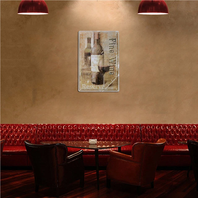 Targa Metallica Retrò Con Gatti, Poster In Ferro 20x30 Cm, Decorazione Parete Per Cucina E Bar