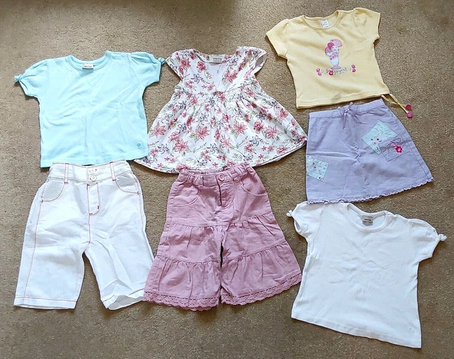 Girls Summer Clothing Bundle (X7) Items Age 18-24 Months