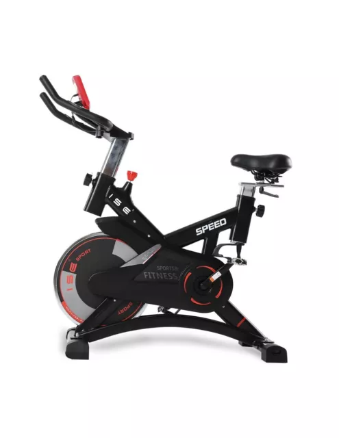 Vélo Biking Spinning d'appartement cardio fitness sport - volant d'inertie 10 kg