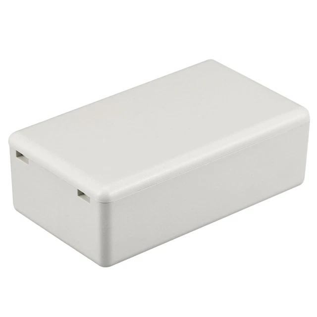 3 pezzi mini scatola di collegamento antipolvere 72x42x23 mm ABS per progetti elettrici grigio