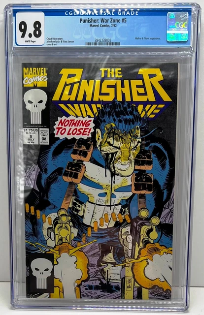 Punisher: War Zone # 5 Marvel Comics 7/92 CGC 9.8