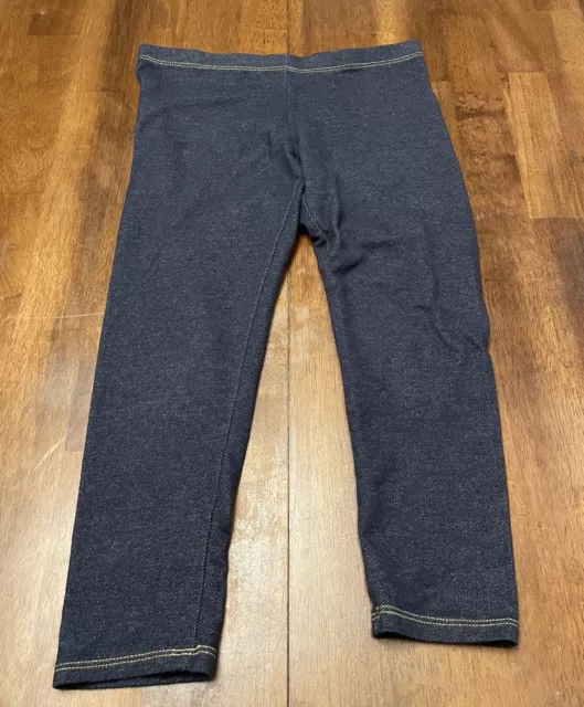 Faded Glory Girls Size 6-6X  Leggings Denim-Blue Color