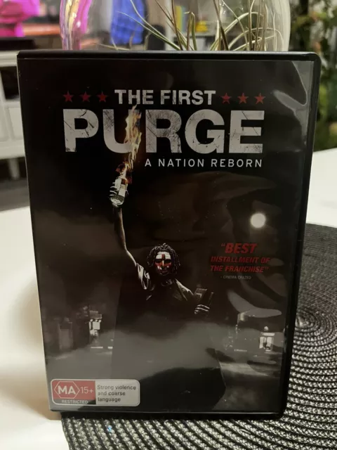 The First Purge (DVD, Region 4, 2018) Like New FREE POST