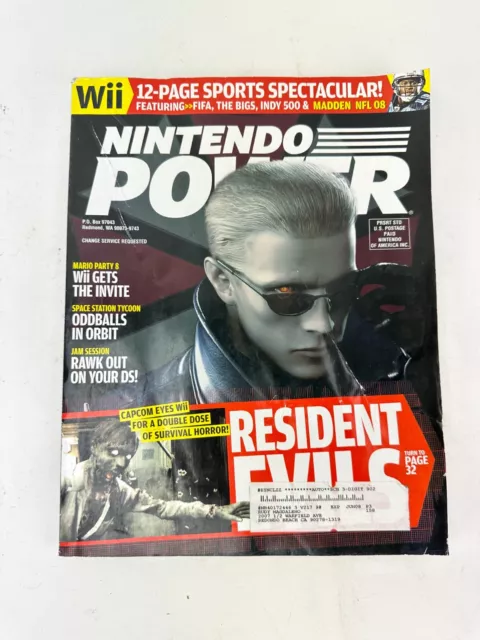 Nintendo Power Magazine Volume 217 July 2007 Resident Evil
