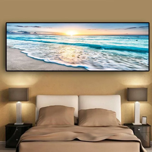 Sea Beach Landscape Posters Prints Canvas Painting Canvas Wall Art Wall Pictures 3