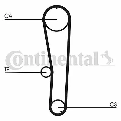 Continental Kit De Distribution Pour Citroën Saxo 1.1 X,Sx,Peugeot 106 Ii 1.0 I