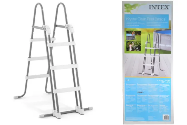 NEW Intex Pool Ladder with Removable Steps (91cm to 1.07m) | ihartTOYS 2