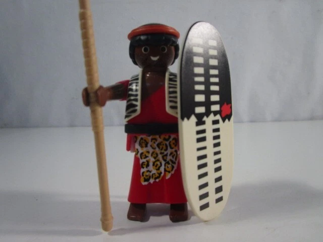 PLAYMOBIL Pezzi Sciolti: 2 Scudi Zulu Indigeni | Adatti A Set 4233 E 9847 | Vintage Germania