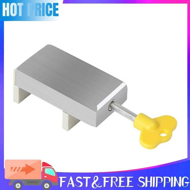 Security Sliding Sash Stopper Baby Safety Window Locks (Stainless Steel)