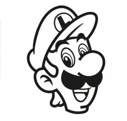 Super Mario Bros Luigi Retro Sticker Gaming Vinyl DieCut Decal FREE SHIPPING