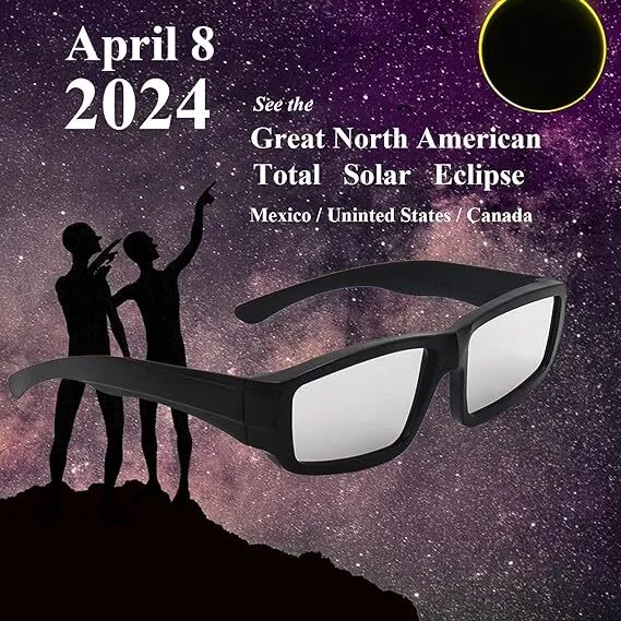Solar Eclipse Glasses Approved 2024 CE and ISO Certified Solar Eclipse Glasses