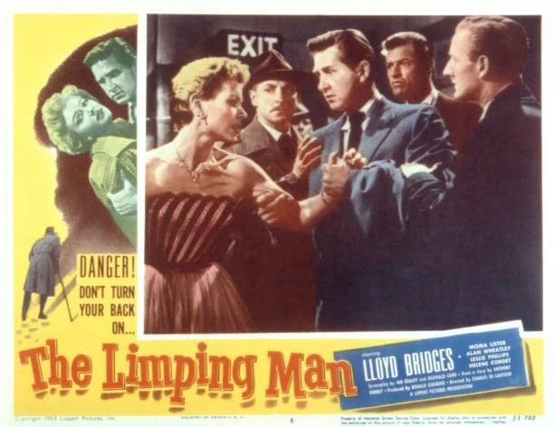 THE LIMPING MAN Lloyd Bridges Leslie Phillips 1953 etc OLD MOVIE PHOTO ...
