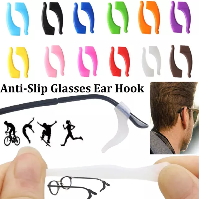 Silicone Glasses Temple Hook Tip Eyeglasses Ear Grip Anti Slip Holder Spectacle