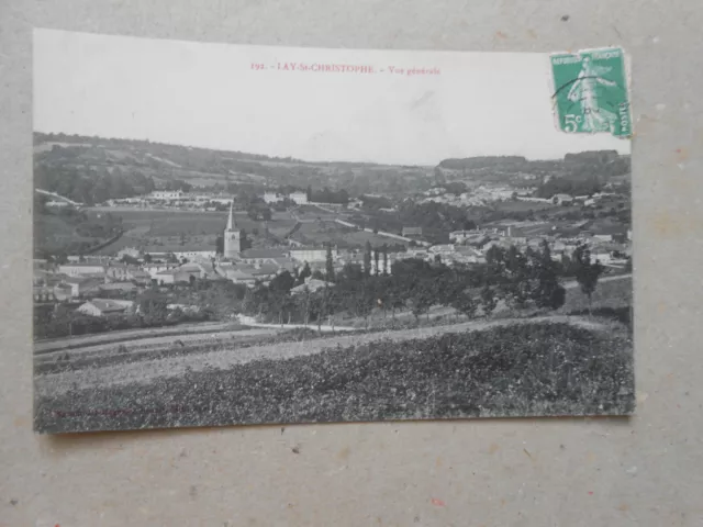 CPA lay saint christophe general view