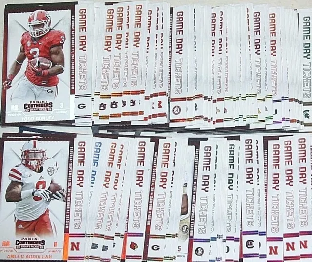 2015 Panini Draft Contenders Game Day Tickets -  Pick From Drop Menu