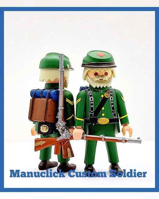 PLAYMOBIL CUSTOM ACW Northern Soldier Elite Shooter American Civil War playmobil-custom-acw-northern-soldier-elite-shooter-american-civil-war