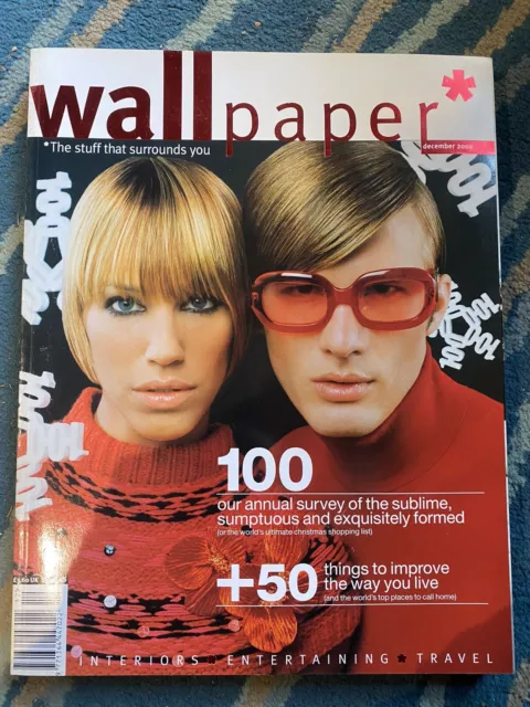 Wallpaper magazine issue 34 December 2000 Tyler Brulé period) ❤ RARE ❤ GC