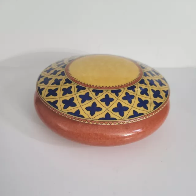 Laure Japy Paris Grenade Limoges France Trinket Box/ Candy Dish Lidded