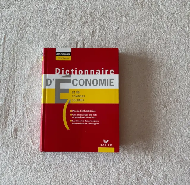 Dictionnaire d'économie et de sciences sociales