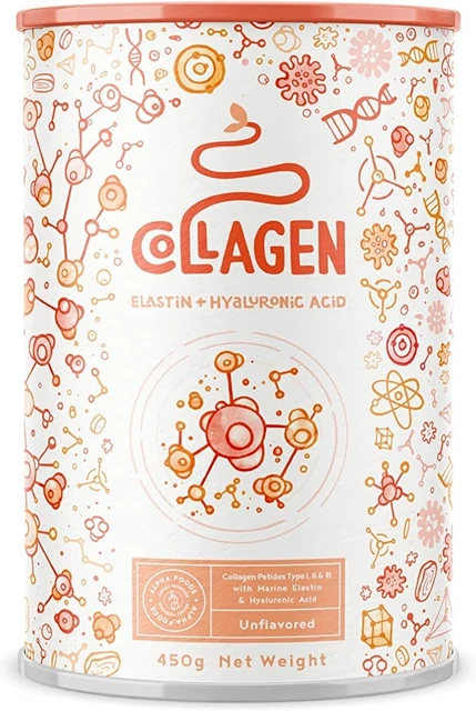 Collagène Hydrolysé Acide Hyaluronique & Peptide Délastine Marine  Peptides