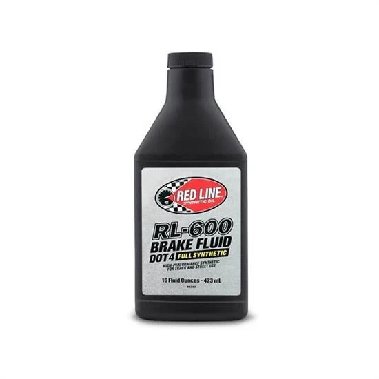 Redline RL600 DOT 4 Full Synthetic Brake Fluid, 16 Oz