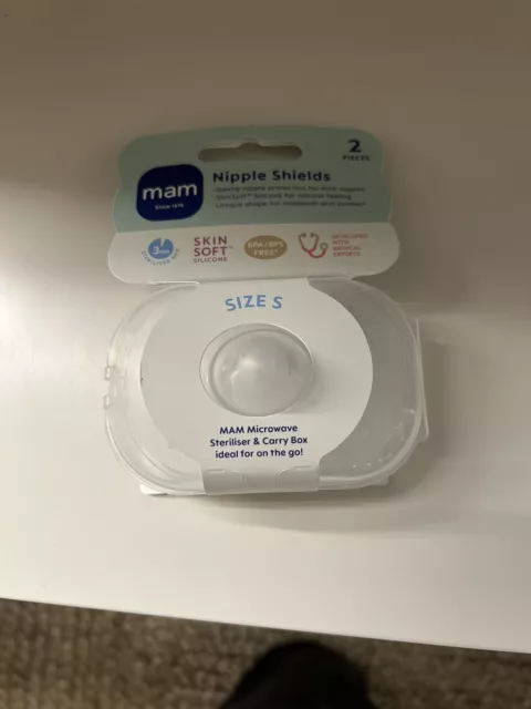 MAM Breast Care Nipple Shields Size Large (2 Pack)