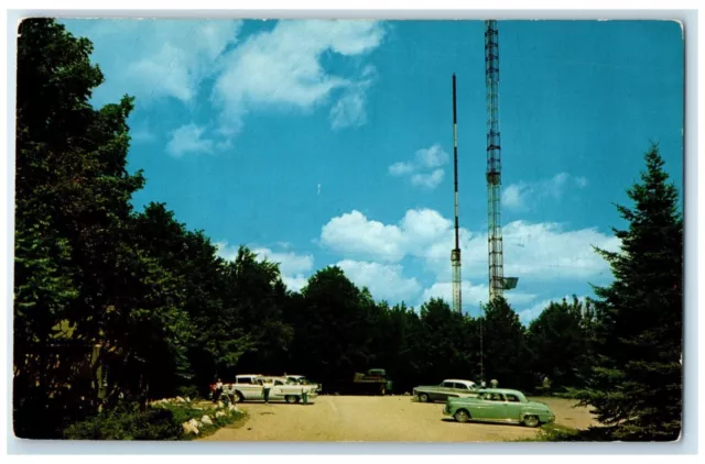 c1960 Towers Top Rib Mountain Classic Cars Wausau Wisconsin WI Unposted Postcard