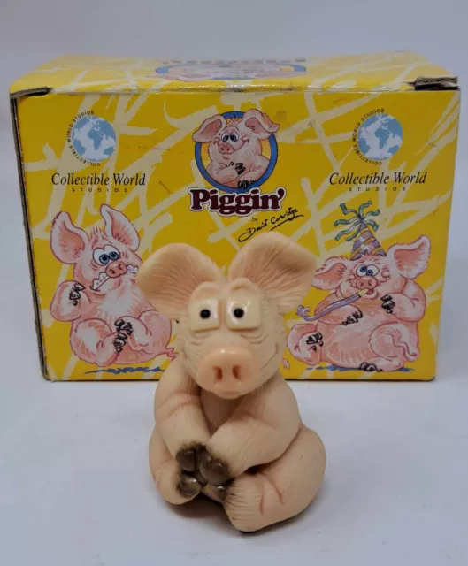 Piggin Telly Addict 1998 By David Corbridge in Excellent Condition - Boxed