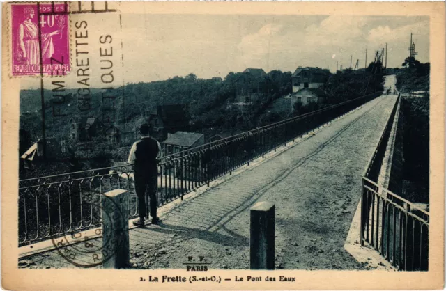 CPA La Frette Le Pont des Eaux FRANCE (1308113)