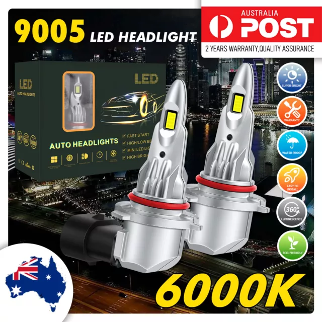 2pcs MODIGT HB3 9005 LED Xenon HID White 6000K Car Headlight Lamp Globes Bulbs