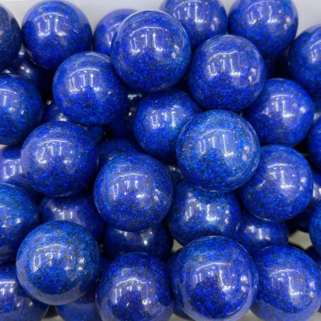 20pcs Lapis Lazuli Stone Gemstones Harmony Round Ball Sphere 25mm Reiki
