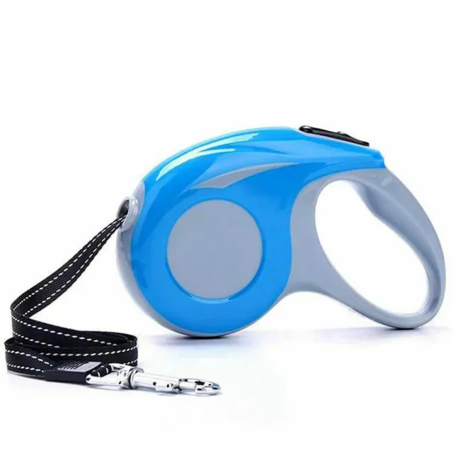 Retractable Dog Leash Heavy Duty Walking Anti-Slip Automatic Traction Rope 5M