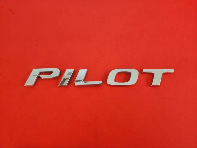 2016-2022 Honda Pilot Rear Trunk Lid Chrome Emblem Badge Logo Symbol Oem 2017