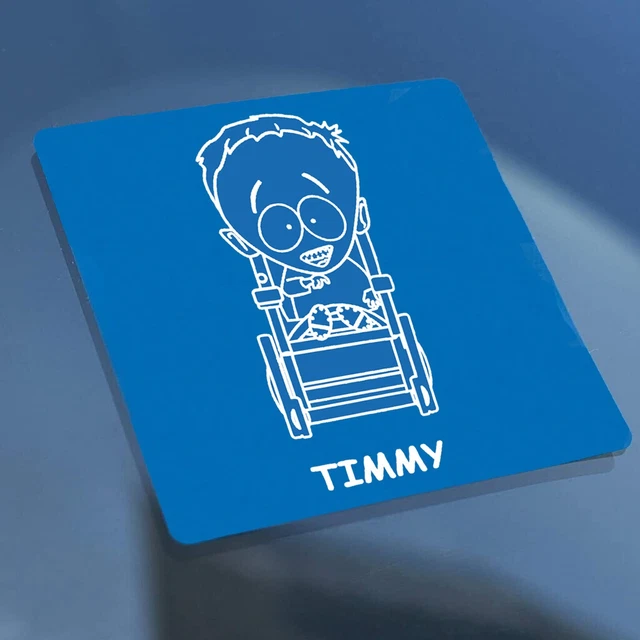 FUNNY CAR STICKERS Disabled TIMMY - CAR DECALS CAR WINDOW STICKER ...