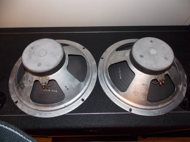 2 Celestion 10" / 15 Ohm Speaker aus den 60ern vintage
