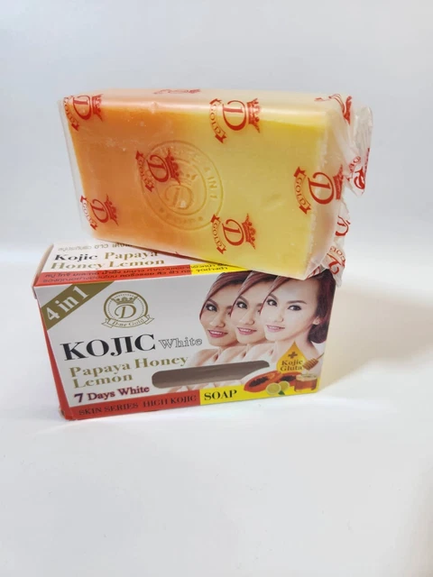 Savon Kojic White Tomato Gluta Collagen - Blanchissant Anti-imperfections 160g - Neuf