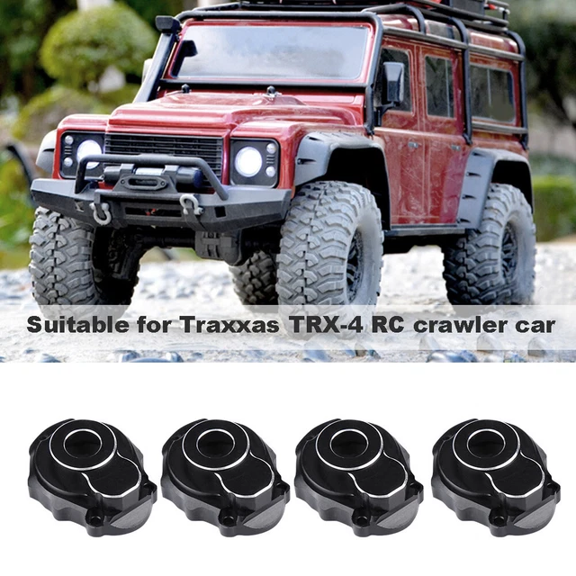 Rccrawler Rim Cover ALUMINIUM ALLOY STEERING Knuckle Portal Cover For -4 RC Crawler GRS $48 ...