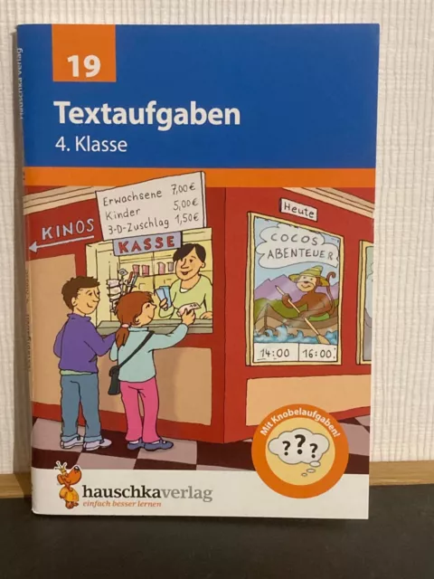 Textaufgaben Mathematik - 4. Klasse Grundschule