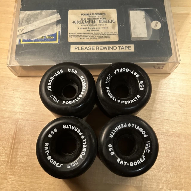 Skateboard wheels Rat bones 85a And a Movie VHS ANIMAL CHIN Powell Peralta