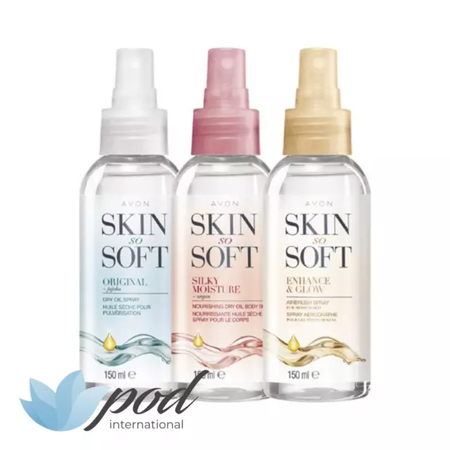 Avon Skin So Soft Dry Oil Spray | Skin Moisturiser | Travel Essential | Original