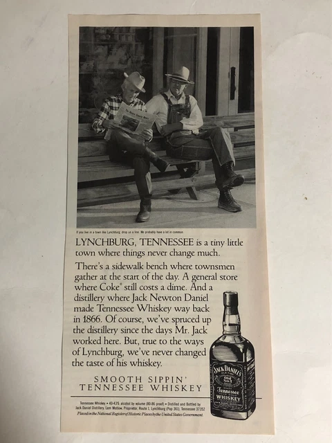 Vintage Jack Daniels print ad  Smooth Sipping Tennessee pa3