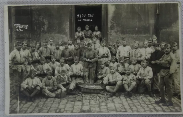 Carte postale militaire  la corvée des patates  9e Cie2 26e  14-18 Militaria Mey