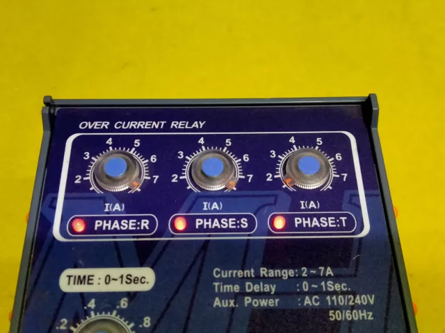 Mun Hean 0A 703 Over Current Relay 0A703 0-1 Sec MH